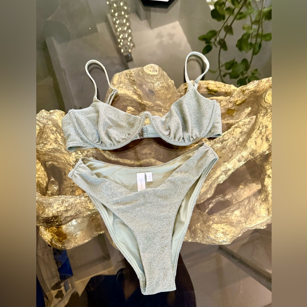 Simkhai Bikini. Never worn! The top is a M and the bottoms are XS.